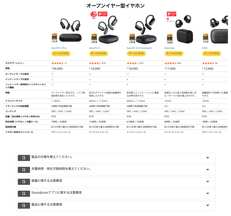 A+プレビュー画像 比較表